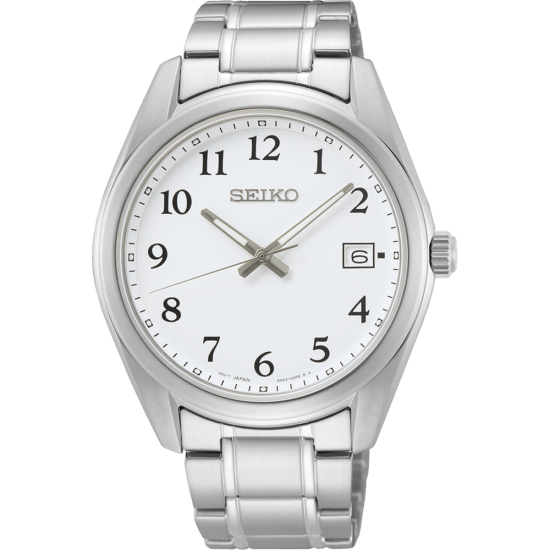 Seiko Staal Wit 100mtr SUR459P1 - 617842