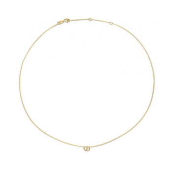 Jackie 14krt gouden collier Marine - 617854