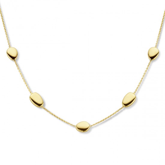 14krt gouden fantasie collier 42-45cm - 617925