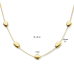 14krt gouden fantasie collier 42-45cm - 617925 14krt gouden fantasie collier 42-45cm - 617925