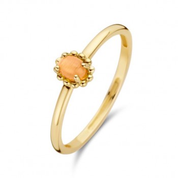 Blush Ring met oranje kattenoog 1225YCO/54 - 618009