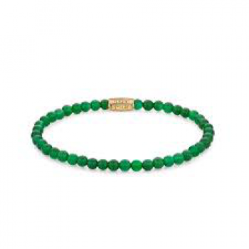 Rebel & Rose Jewelry Bracelet Green Harmony Gold 4mm S 40106-G-S - 618033