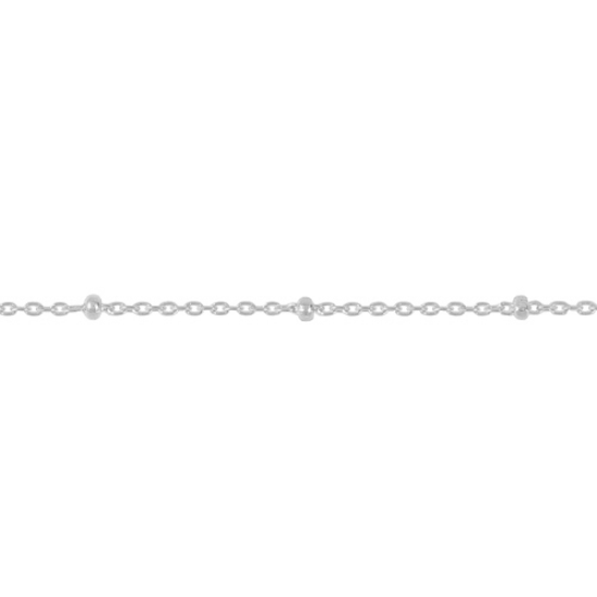 Permanent Armband Zilver Bamboe 1.1mm - 618025