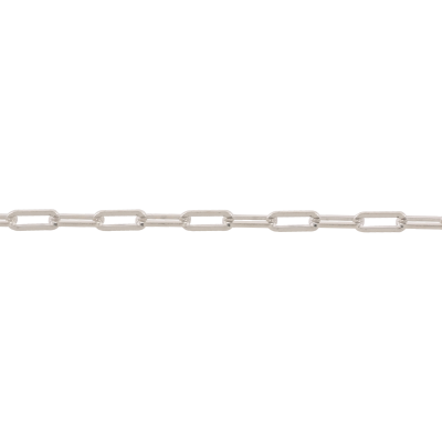 Permanent Armband Zilver Paperclip Schakel 2.6mm - 618027