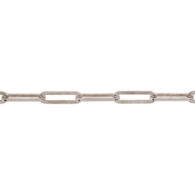 Permanent Armband Zilver Paperclip Schakel 3.7mm - 618028 Permanent Armband Zilver Paperclip Schakel 3.7mm - 618028