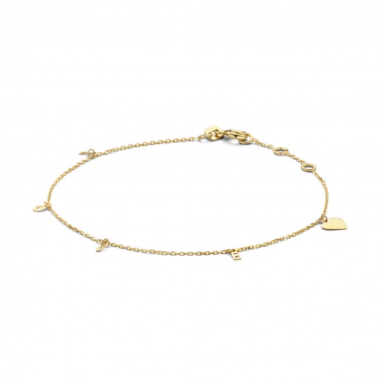 Jackie 14krt gouden armband LOVE JKB20.030 - 618186