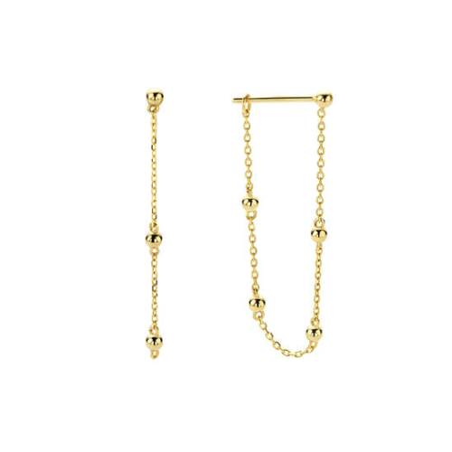 Jackie 14krt gouden oorbellen Bulles de Bruxelles JKE22.261 - 618189