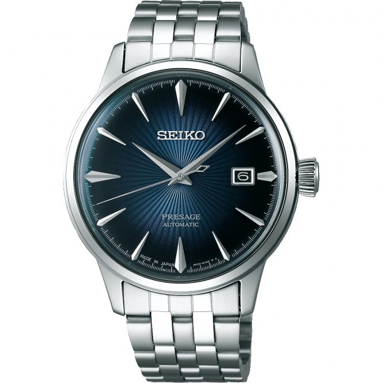 Seiko Presage Automaat Staal Blauw SRPB41J1 - 618236