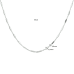 Zilveren collier schakel met buisjes ertussen 50cm - 618345 Zilveren collier schakel met buisjes ertussen 50cm - 618345
