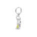 Zilveren hanger vlinder emaille/zirkonia - 618348