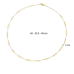 Jackie 14krt gouden collier Las Ramblas JKN23.301 - 618415