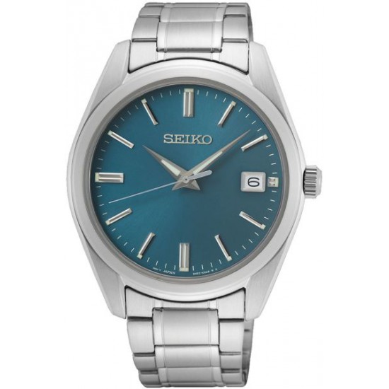 Seiko Staal saffierglas Blauw 100mtr SUR525P1 - 618458