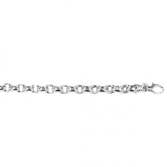 Monzario Zilver Collier Ovaal Jasseron 46cm 8.8mm ARG98C - 612915