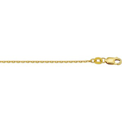 14krt gouden anker collier gediamanteert 45cm 1.3mm - 613196 14krt gouden anker collier gediamanteert 45cm 1.3mm - 613196