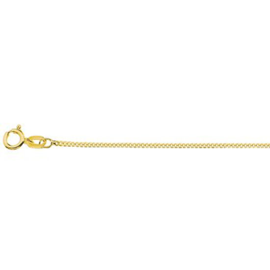 14krt gouden gourmet collier 42cm 1.2mm - 613199