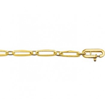 14 krt gouden closed-for-ever armband 19cm, 8.9gr - 613564
