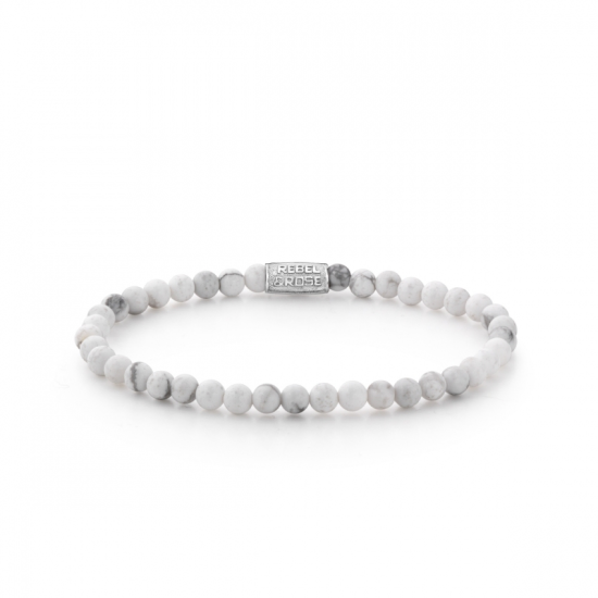 Rebel & Rose Jewelry Bracelet Virgin White 4mm - 613824 Rebel & Rose Jewelry Bracelet Virgin White 4mm - 613824