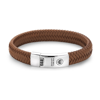 Rebel & Rose Jewelry Bracelet Braided Oval Hansome in Khaki XL - 613958 Rebel & Rose Jewelry Bracelet Braided Oval Hansome in Khaki XL - 613958