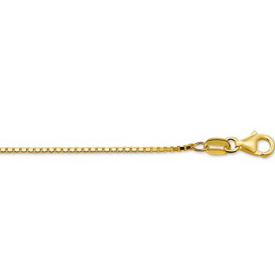 14krt gouden venetiaans collier 45cm 1mm - 614343