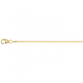 14krt gouden slang collier 50cm 1.2mm - 614347