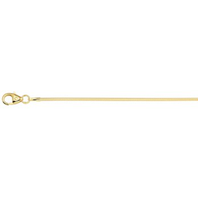 14krt gouden slang collier 50cm 1.2mm - 614347 14krt gouden slang collier 50cm 1.2mm - 614347