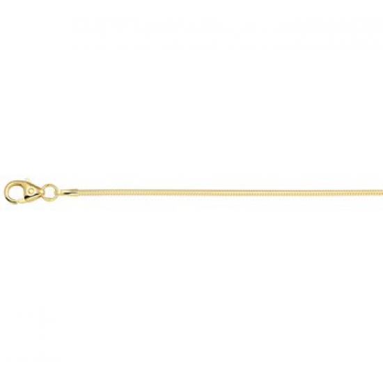 14krt gouden slang collier 50cm 1.2mm - 614347