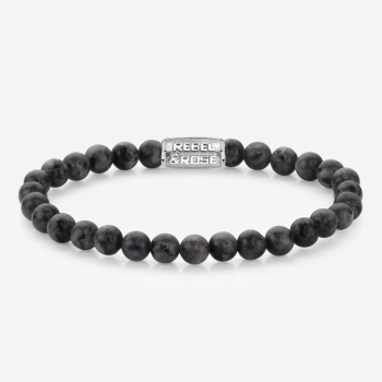 Rebel & Rose Jewelry Bracelet Grey Seduction 6mm S - 614493 Rebel & Rose Jewelry Bracelet Grey Seduction 6mm S - 614493
