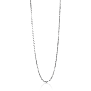 ZINZI zilveren collier jasseron 80cm ZILC-J80 - 614744