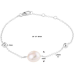 Zilveren armband met zoetwaterparel 16-18cm - 615065