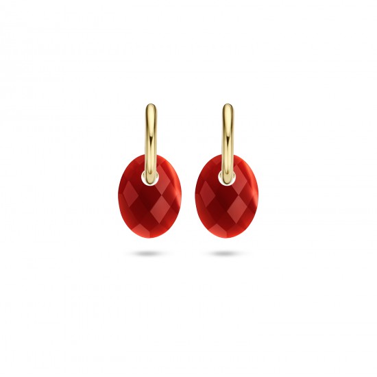 Blush Oorbedels Red Agate 810RAGO - 615238