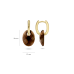 Blush Oorbedeld Smokey Quartz 810SMQO - 615239