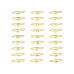 14krt gouden aanschuifring letter J - 616421