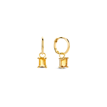 Jackie 14krt gouden oorbedel Citrien - 616504 Jackie 14krt gouden oorbedel Citrien - 616504
