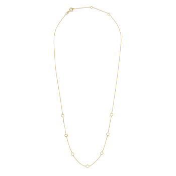 Jackie 14krt gouden collier Circle - 616507 Jackie 14krt gouden collier Circle - 616507