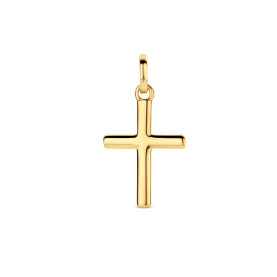 14krt gouden hanger kruis 13x10 - 616454 14krt gouden hanger kruis 13x10 - 616454