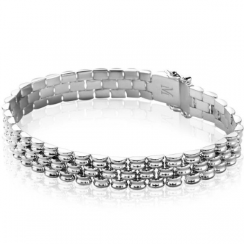 ZINZI Mart Visser Collectie Armband Rolexstyle 3-banen MVA22 - 616481