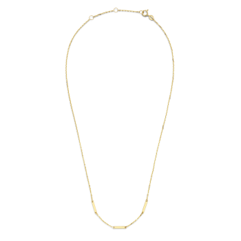 Jackie 14krt gouden collier Triple Bar JKN21.101 - 616510