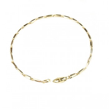 Monzario 14krt gouden armband 19cm 3.5mm - 616588