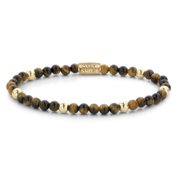 Rebel & Rose Jewelry Bracelet Tiger Lily Gold Plated 4mm - 616929