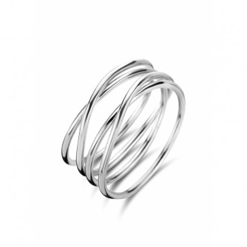 Casa Collection Wikkeltje Zilver Ring maat 56 - 617328