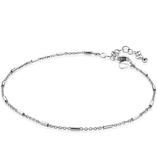 ZINZI zilveren enkelband met staafjes 23+5cm ZIE1648 - 618154