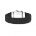 S!LK Armband Alpha Leather Black 641BLK - 617336