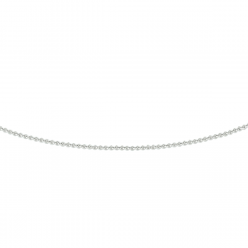 14krt witgoud anker collier 42cm 0.8mm - 618005