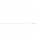 ZINZI zilveren armband zilv/geel verguld gourmette met staafjes ZIA2366G - 618078
