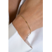 ZINZI zilveren armband zilv/geel verguld gourmette met staafjes ZIA2366G - 618078