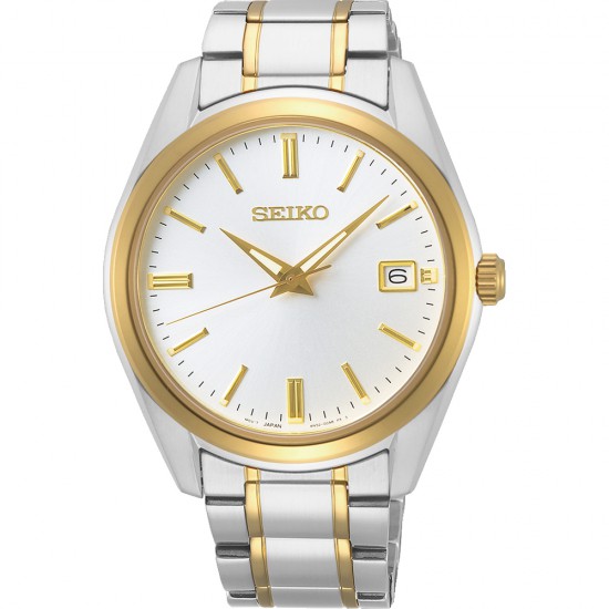 Seiko Staal saffierglas bicolor 100mtr SUR312P1 - 618390