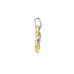 14krt bicolor gouden hanger 2 vierkanten verbonden door diamant 0.13crt H SI (S963) - 618394 14krt bicolor gouden hanger 2 vierkanten verbonden door diamant 0.13crt H SI (S963) - 618394