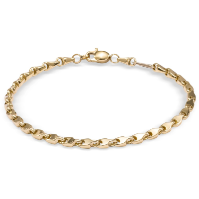 Monzario 14krt gouden armband 19cm - 618410