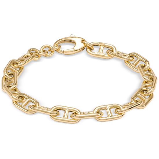 Monzario 14krt gouden armband Hermes schakel 20cm 8.2mm (S378) - 618409