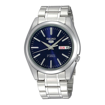Seiko Automaat Staal Blauw dag/datum SNKL43K1 - 621123